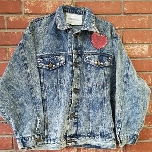 Gepetto Women Vintage Jacket Denim Jean NYC Dazzle